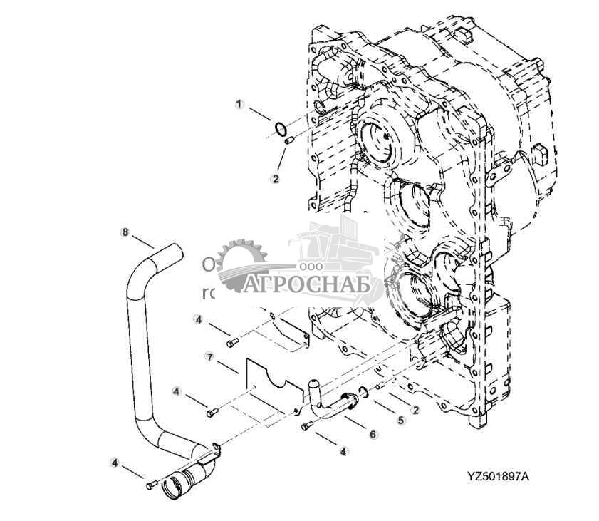 TRANSMISSION FRONT HOUSING (INSIDE) 
